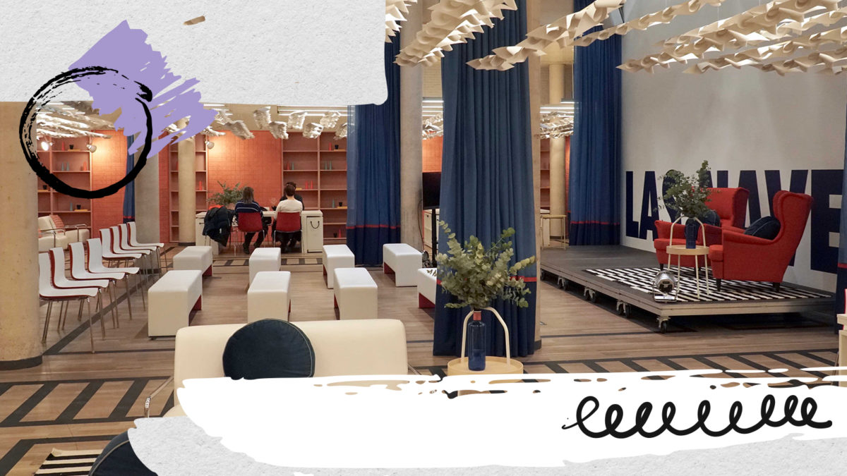 Fotografía de la sala de conferencias de Las Naves