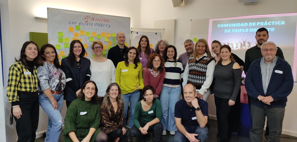 Participantes en las primeras sesiones de la nueva Comunidad de Práctica de Triple Impacto de Valencia